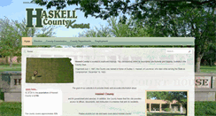 Desktop Screenshot of haskellcounty.org